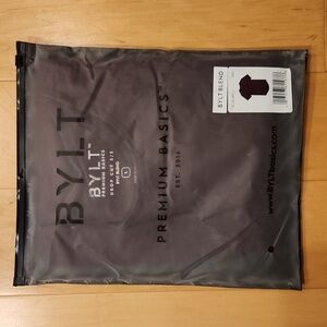 BYLT Short Sleeve Maroon Shirt (size - L)